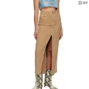 NWT Reformation Tazz maxi denim skirt